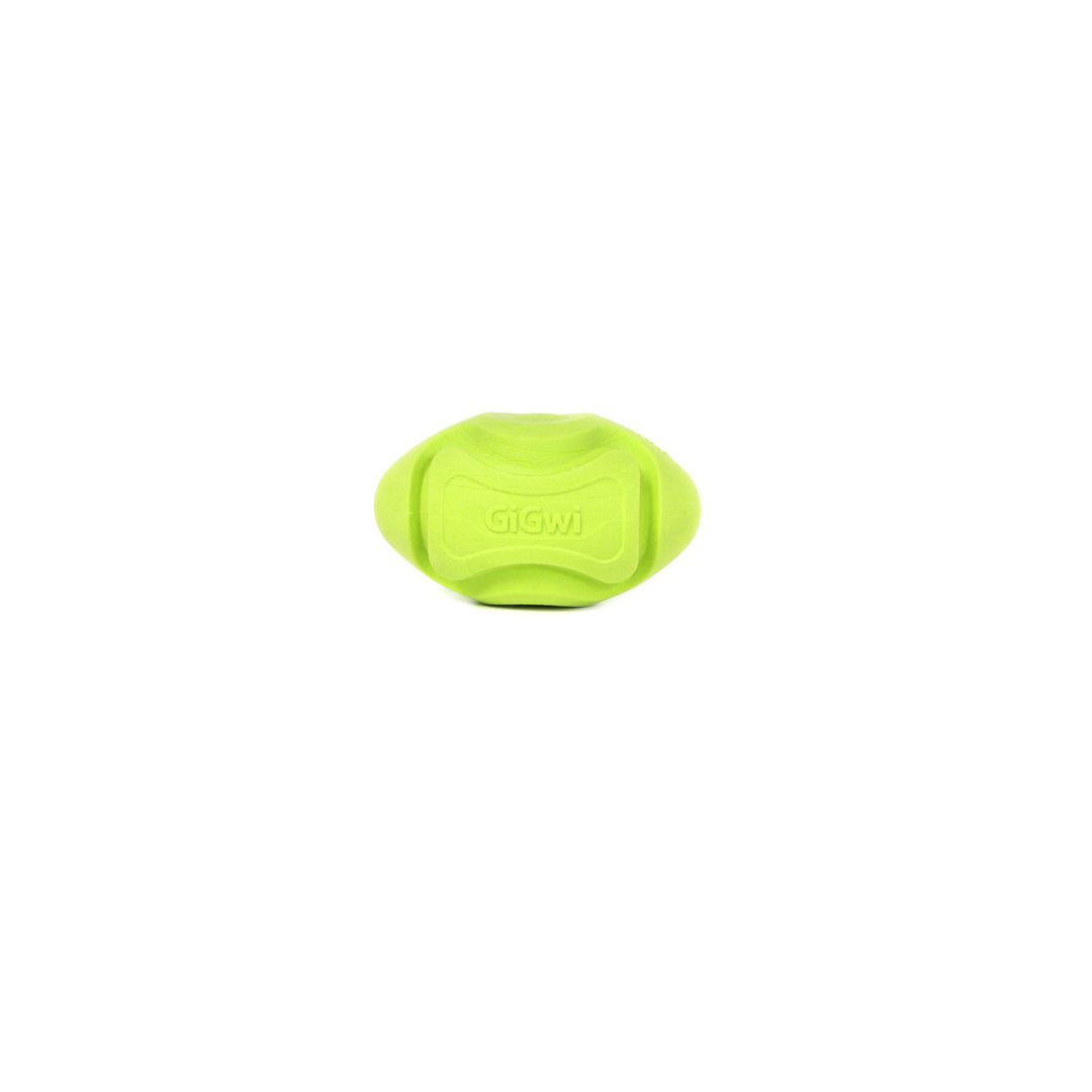 GiGwi Dog Toy - G-Foamer Rugby Ball Green