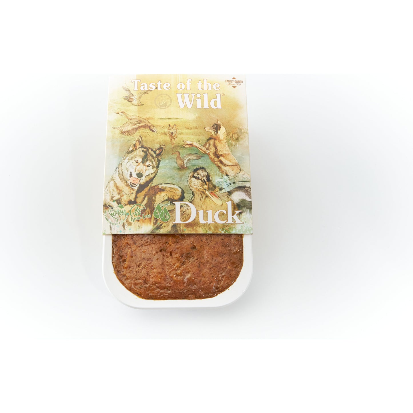 TASTE OF THE WILD - Wet Dog Food DUCK and Chicken with Fruit and Vegetable Tray