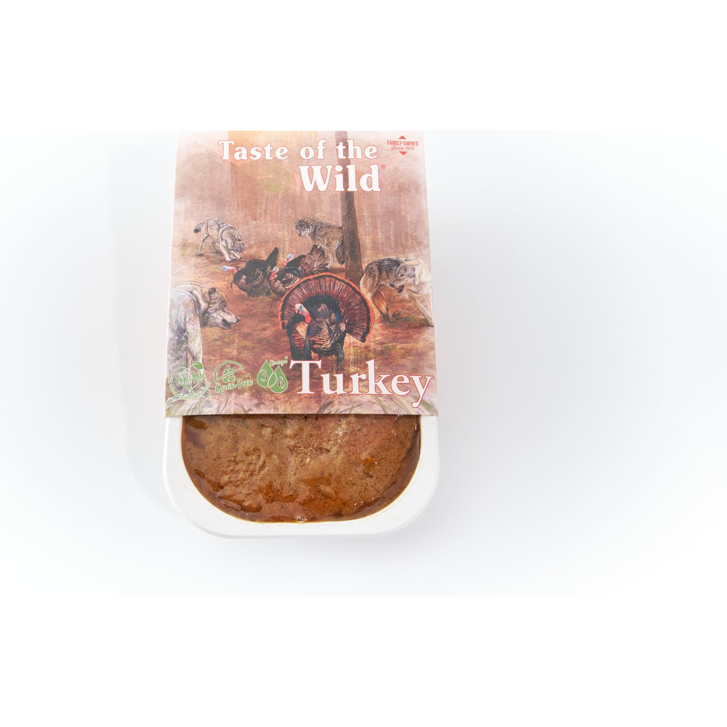 TASTE OF THE WILD - Wet Dog Food TURKEY and Duck with Fruit and Vegetables Tray