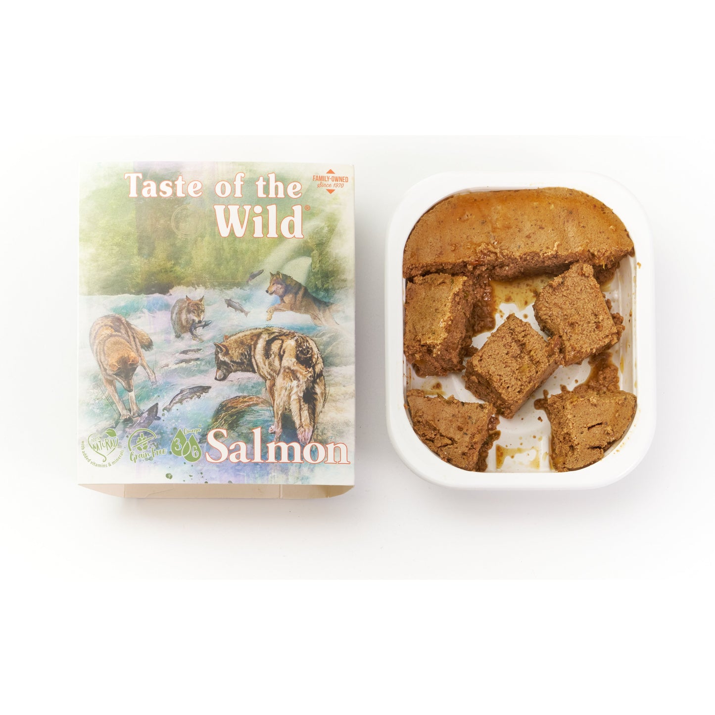 TASTE OF THE WILD - Wet Dog Food SALMON and Herring with Fruit and Vegetables Tray
