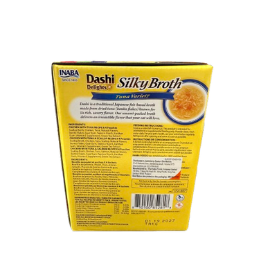 INABA Cat Dashi Delights Silky Broth Tuna Variety 12PK