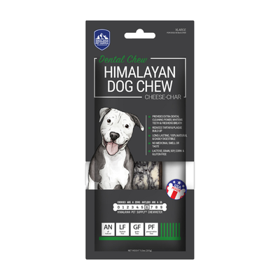 Himalayan Dog Chew Cheese Char with Activated Charcoal XLarge