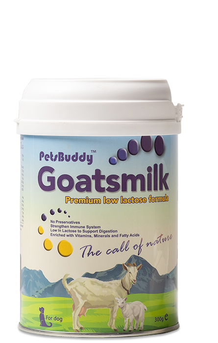 PetsBuddy Goatmilk Premium Low Lactose Formula for Dog 300g