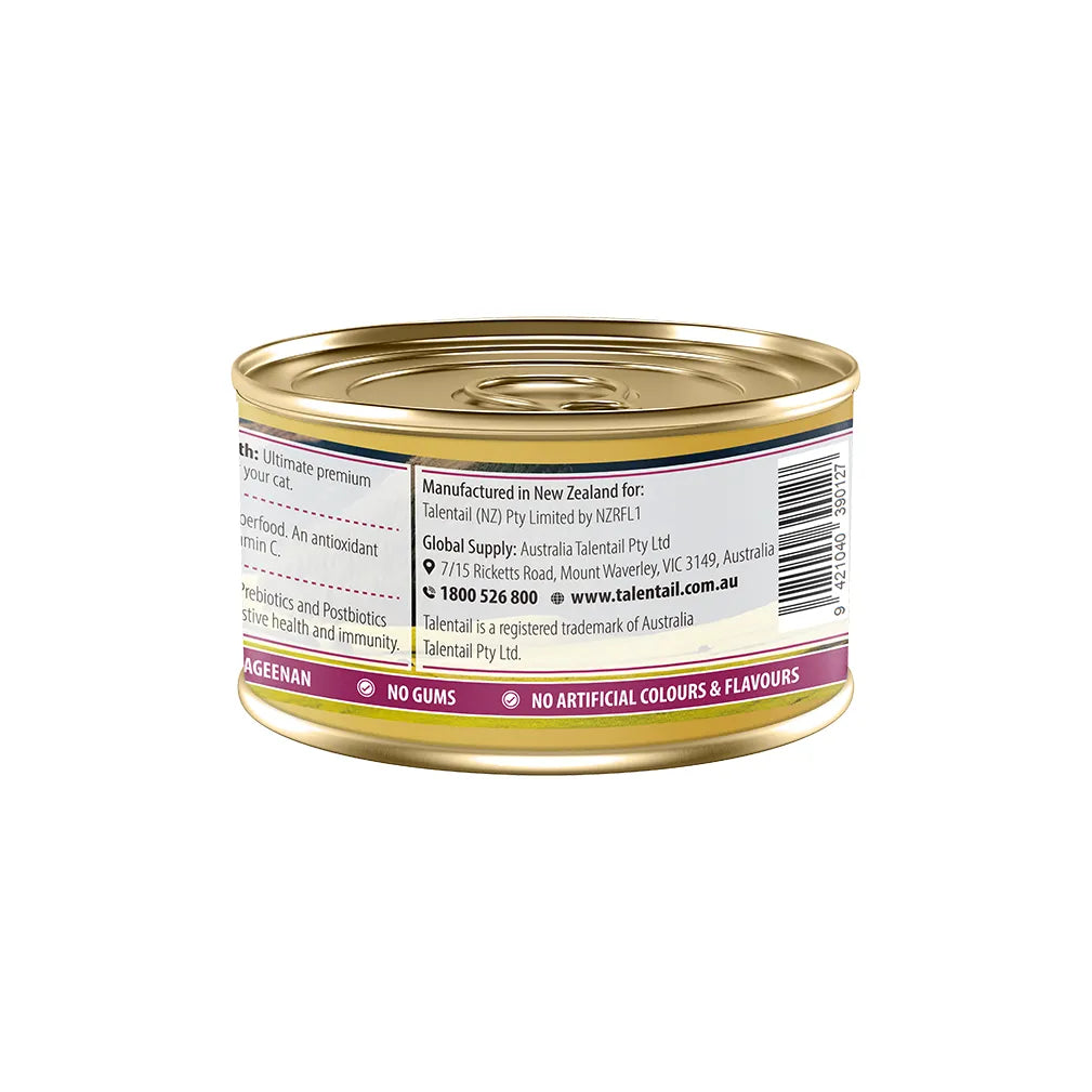 Talentail Ultimate New Zealand Canned Wet Cat Food Duck & Chicken Pâté