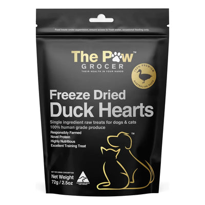 The Paw Grocer - Freeze Dried Duck Hearts