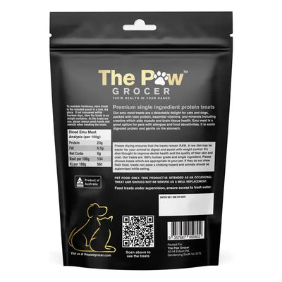 The Paw Grocer - Freeze Dried Emu Meat 72g