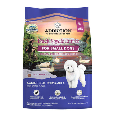 Addiction Dog Dry Food Duck Royale Entrée For Small Dogs 1.5Kg