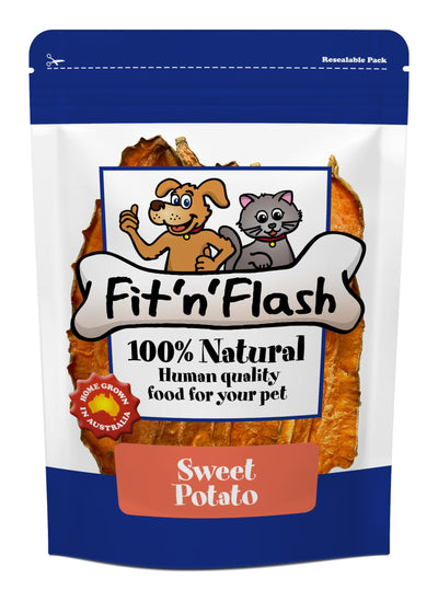 Fit'n'Flash Sweet Potato Chews For Dogs 50g