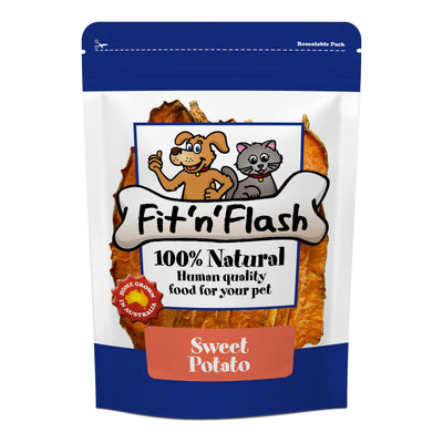 Fit'n'Flash Sweet Potato Chews For Dogs 50g