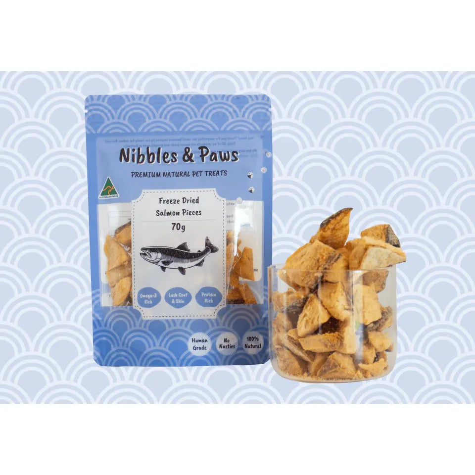 Nibbles & Paws Freeze Dried Salmon 50g