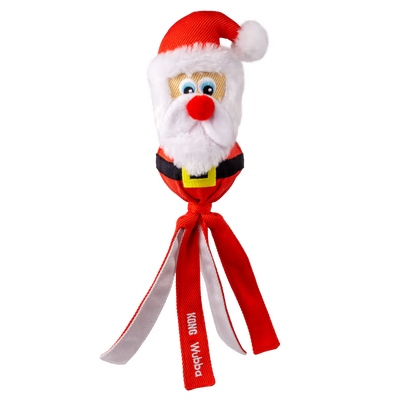 KONG Squeaky Dog Toy Holiday Wubba Assorted Large