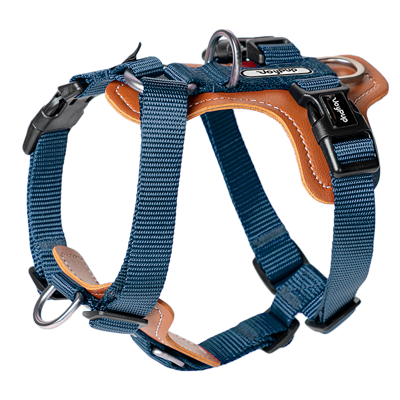 Joy Pup Hey Buddy! Dog Harness Navy Blue