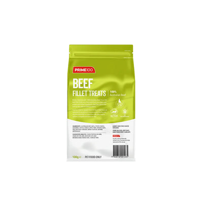 Prim100 - SPT™ Fillet Beef Dog Treats 100g