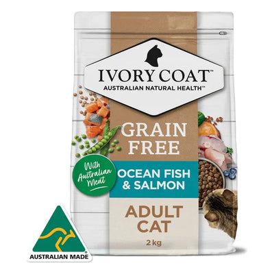 IVORY COAT - GRAIN FREE ADULT DRY CAT FOOD OCEANFISH & SALMON