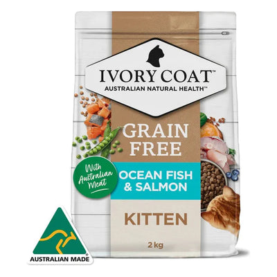 IVORY COAT - GRAIN FREE KITTEN DRY CAT FOOD OCEANFISH & SALMON