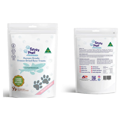 Freezy Paws - Freeze-Dried NZ Green Lipped Mussels Raw Treats 50g