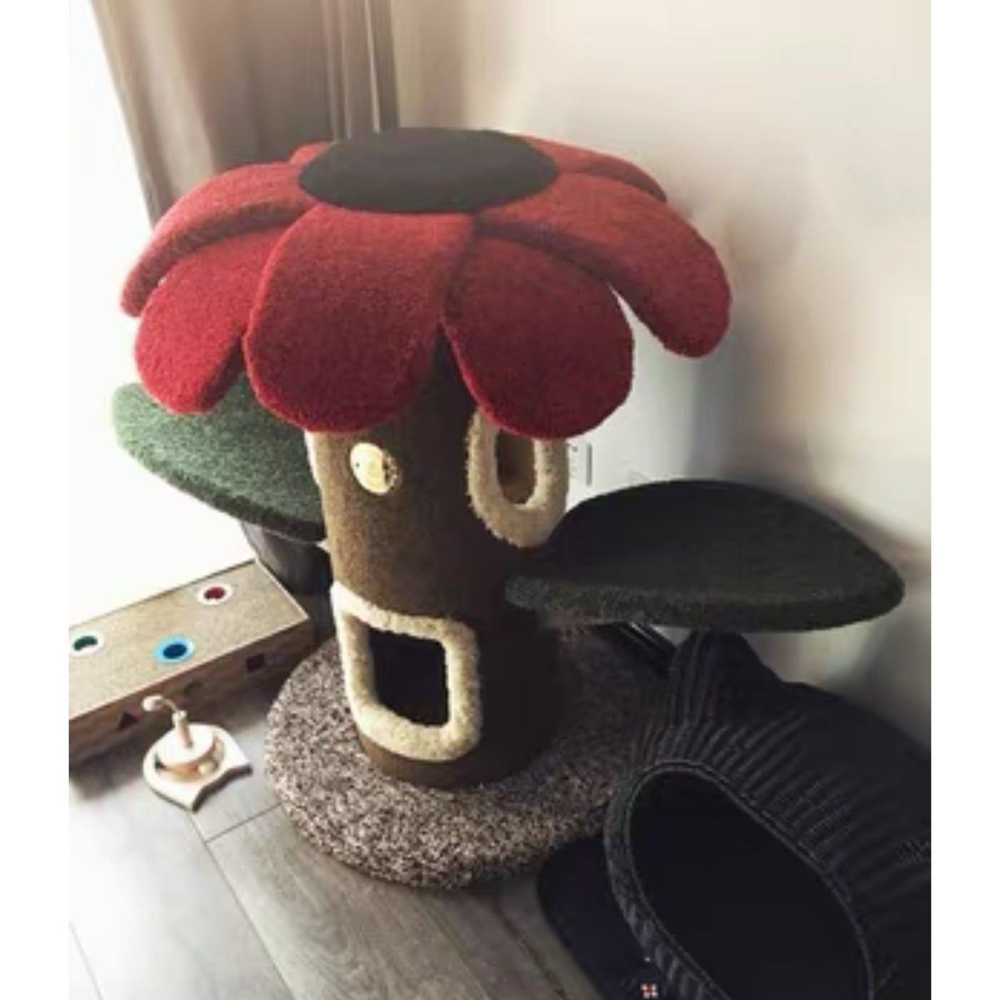 Camily Small "Sunflower" Cat Climbing Cat Tree