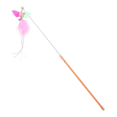 Cat Extendable Teaser Wand Toy - Pink