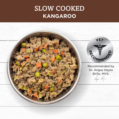 Ivory Coat Frozen Raw Dog Food Grain Free Slow Cooked Kangaroo 250g x 6