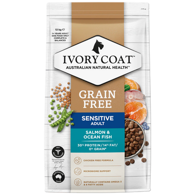 IVORY COAT - Grain Free Adult All Breeds Dry Dog Food Salmon & Ocean Fish