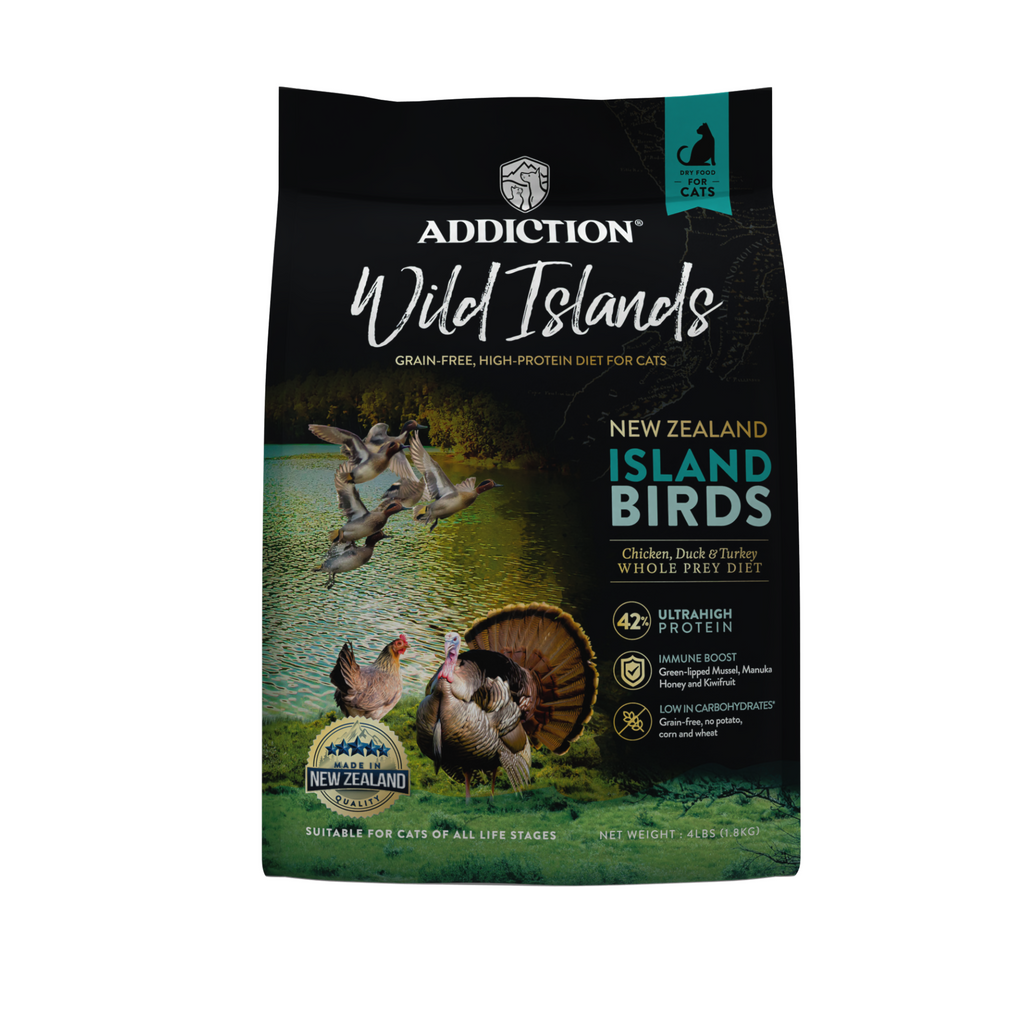Addiction Cat Dry Food Wild Islands Island Birds 1.8kg