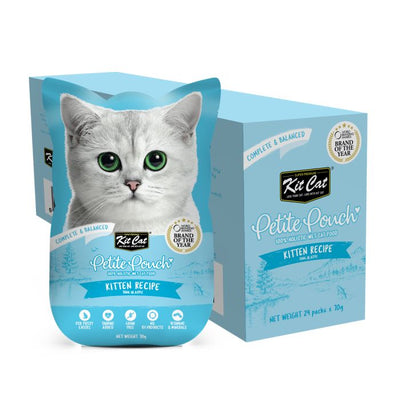 Kit Cat Cat Wet Food Petite Pouch Complete & Balanced Kitten Tuna in Aspic