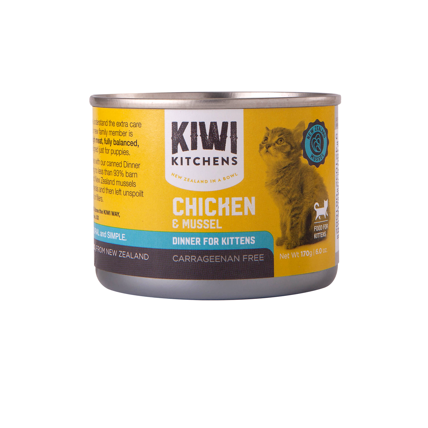 KIWI KITCHENS Kitten Wet Cat Food Chicken & Mussel Dinner