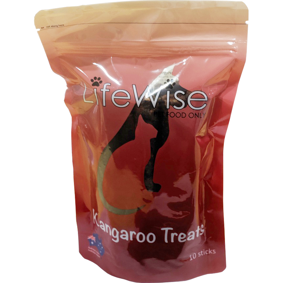 LifeWise Kangaroo Treat Sticks Dog Treats 10 Sticks