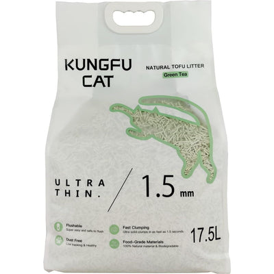 Kungfu Cat Tofu Cat Litter Green Tea 17.5L