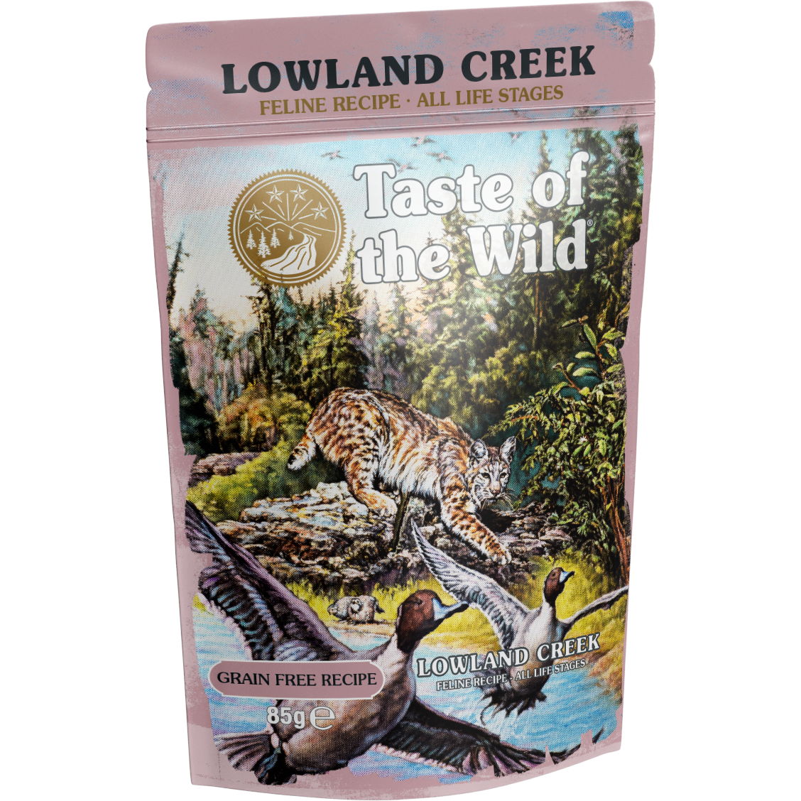 TASTE OF THE WILD - Wet Cat Food Lowland Creek Cat Chunks in Gravy Pouch