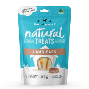 The Pet Projcet Dog Treats LAMB EARS 4PK