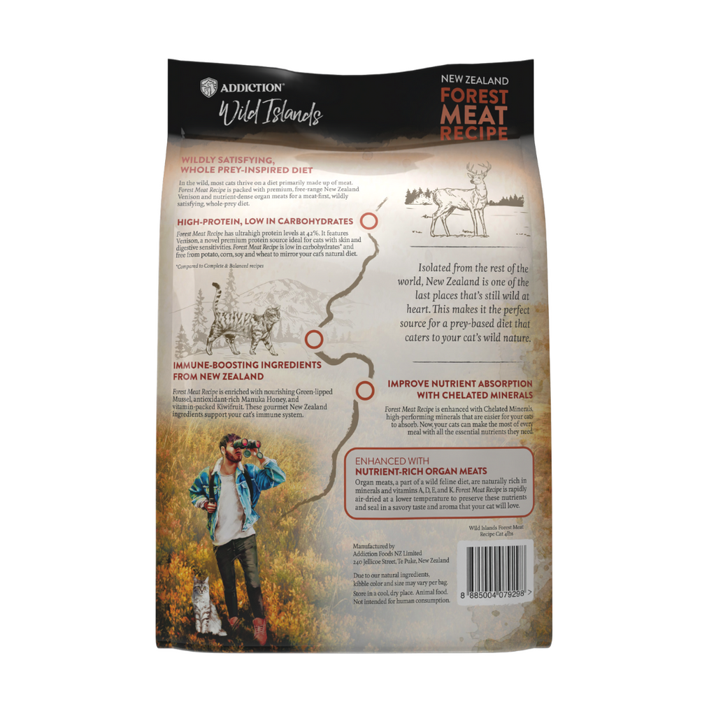 Addiction Cat Dry Food Wild Islands Forest Meat 1.8kg