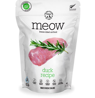 The New Zealand Natural Meow Freeze Dried Cat Food Duck