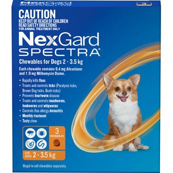 NexGard Spectra for Dogs 1.35-3.5Kg