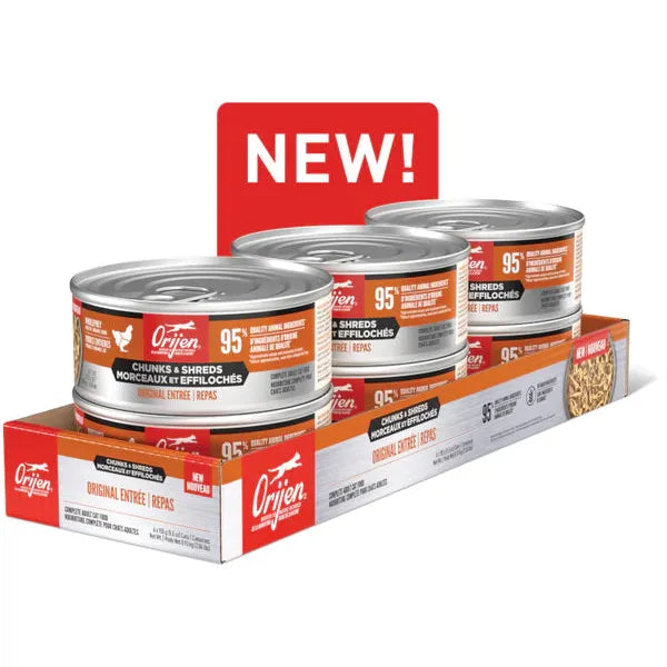 ORIJEN Cat Wt Food CHUNKS & SHREDS - ORIGINAL ENTRÉE