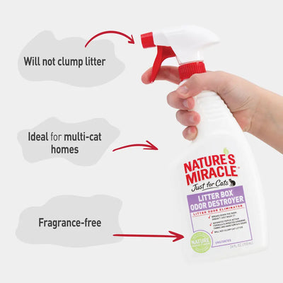 Nature's Miracle Cat Litter Box Odor Destroyer 709ml