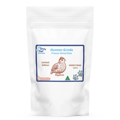 Freezy Paws - Freeze-Dried Raw Whole Quail 1 pc