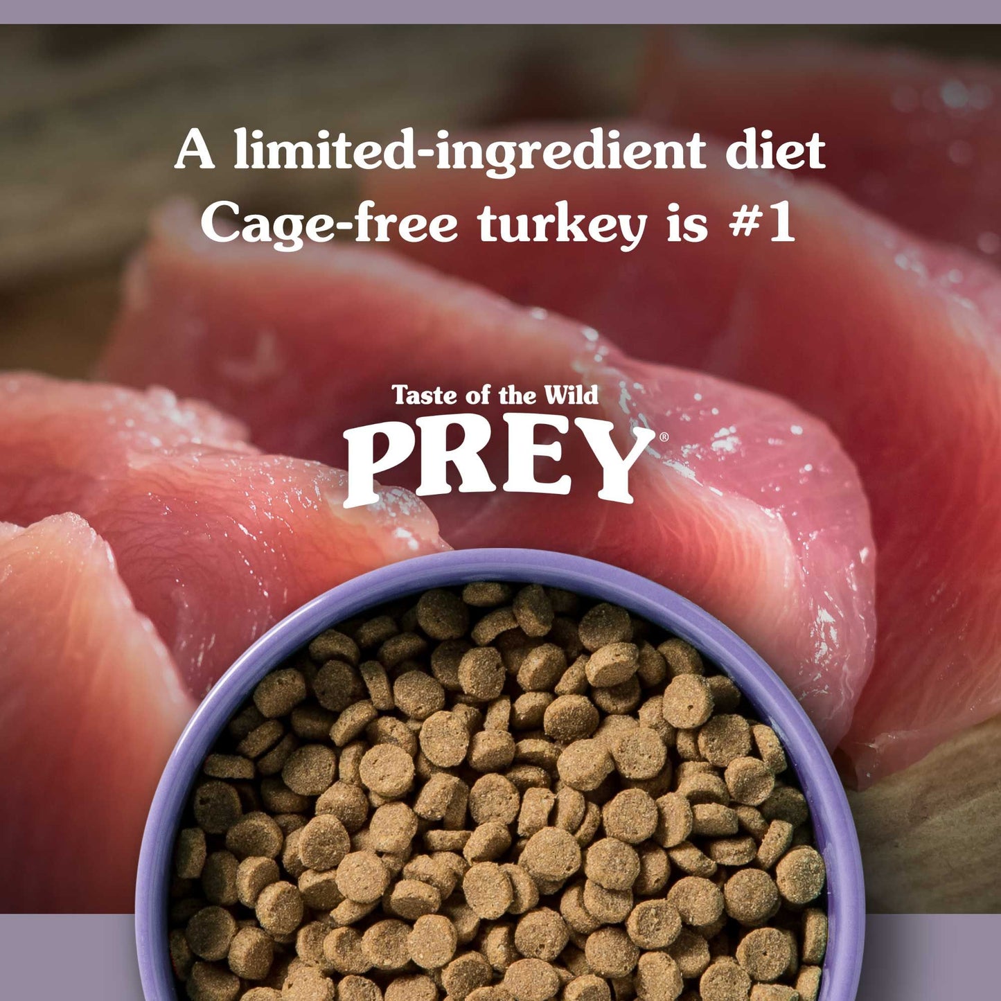 TASTE OF THE WILD - Cat Dry Food PREY Turkey Grain Free