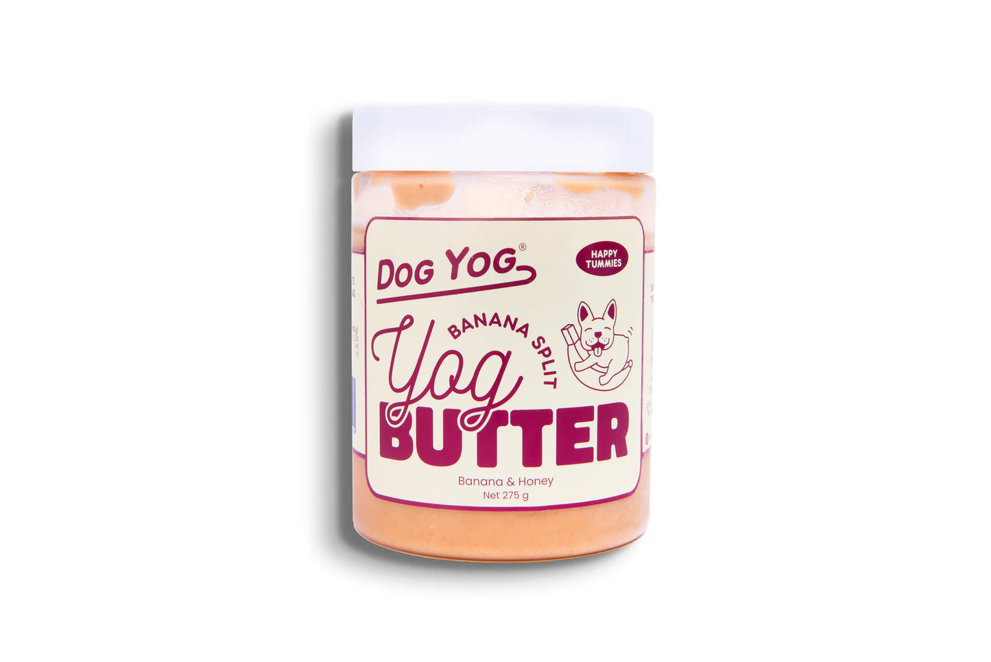 Dog Yog - Dog Treats Banana & Honey Peanut Butter 275g