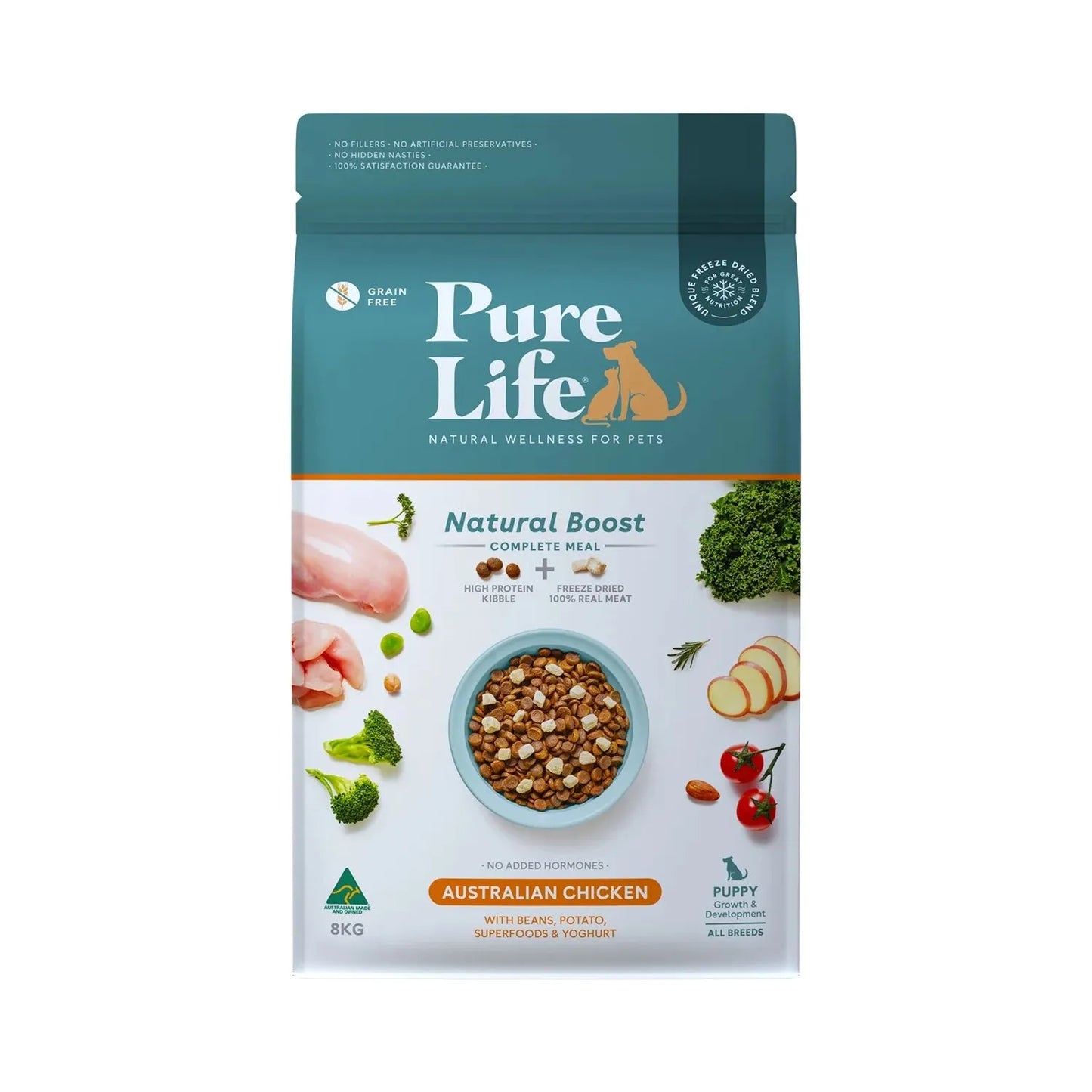 Pure Life Puppy Dry Food Australian Chicken