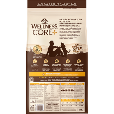 WELLNESS Core Grain Free Cat Dry Food Ocean Formula: Salmon & Herring Meal Recipe 2.27kg