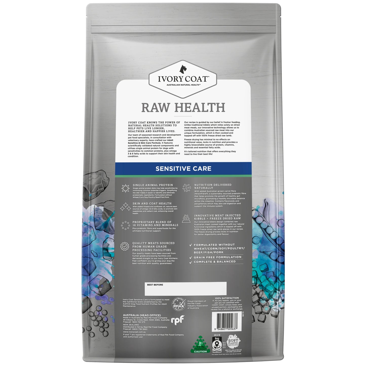 IVORY COAT - Raw Health Dry Dog Food Sensitive Care