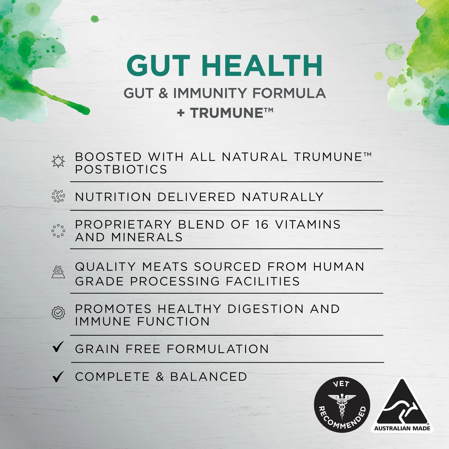 IVORY COAT - Inspired by Raw Gut Health Formula Dog Wet Food (9 x 100g)