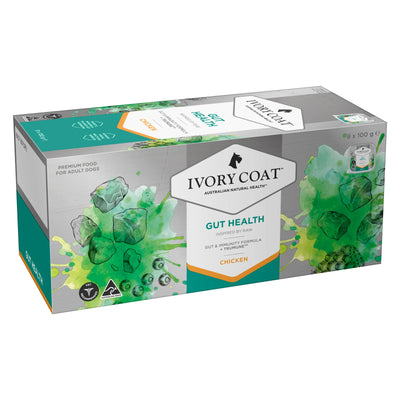 IVORY COAT - Inspired by Raw Gut Health Formula Dog Wet Food (9 x 100g)