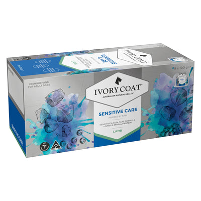 IVORY COAT - Inspired by Raw Sensitive Care Formula Dog Wet Food (9 x 100g)
