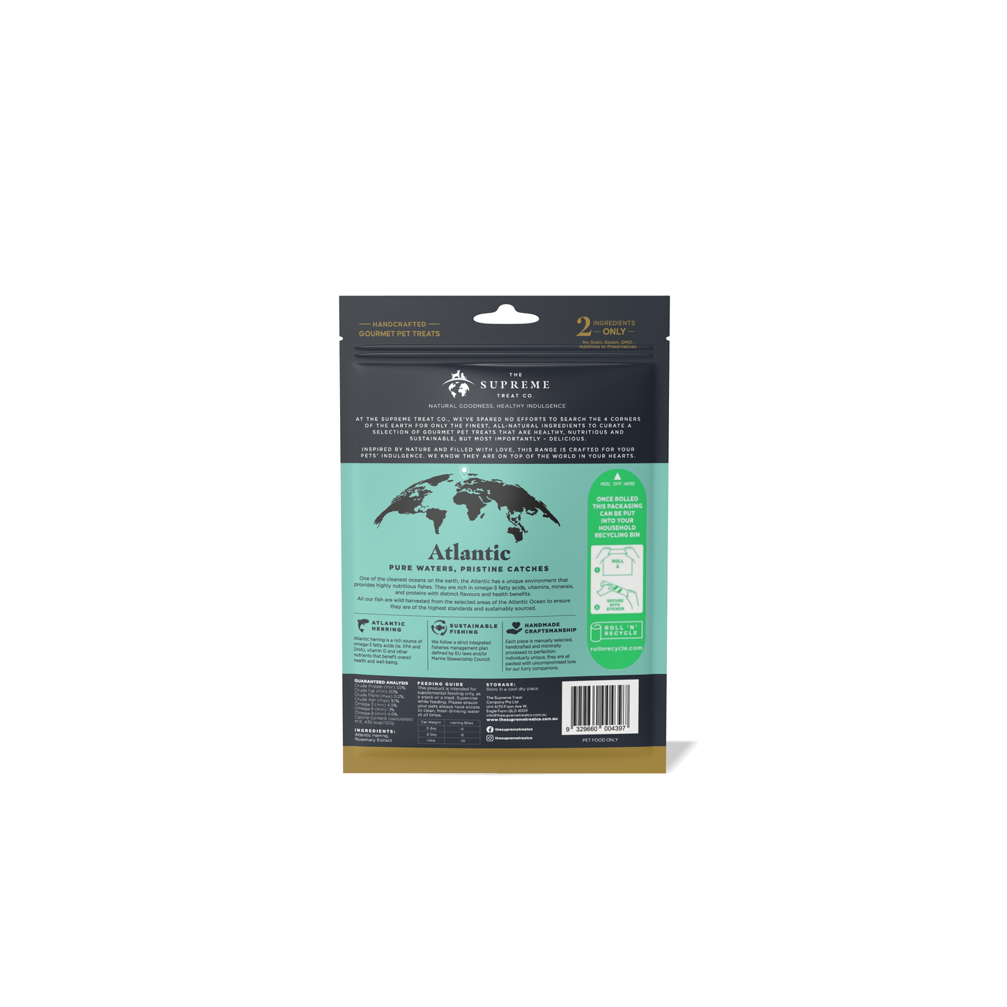 The Supreme Treat Co Cat Treat Herring Bites 50g
