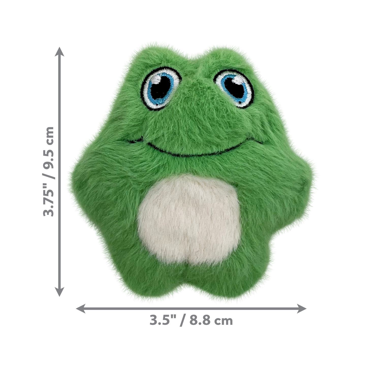 KONG Dog Toy Snuzzles Mini Frog