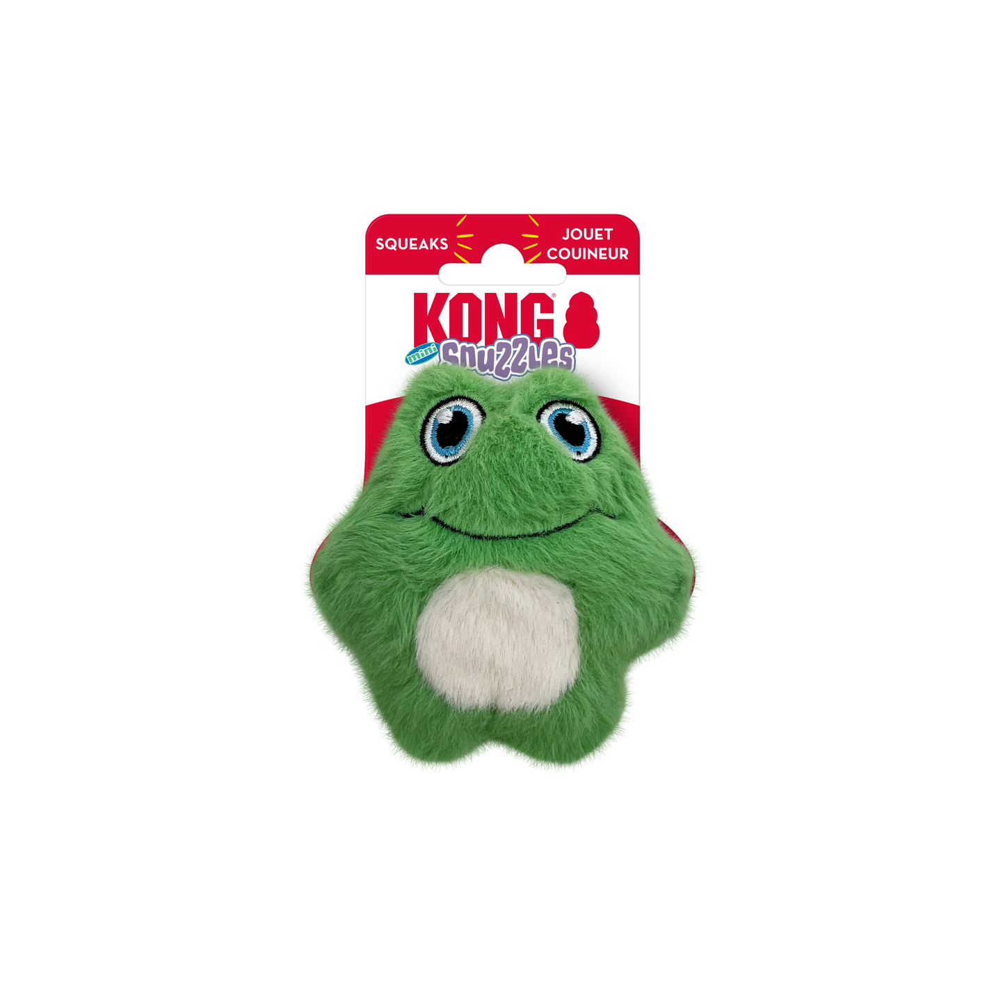 KONG Dog Toy Snuzzles Mini Frog