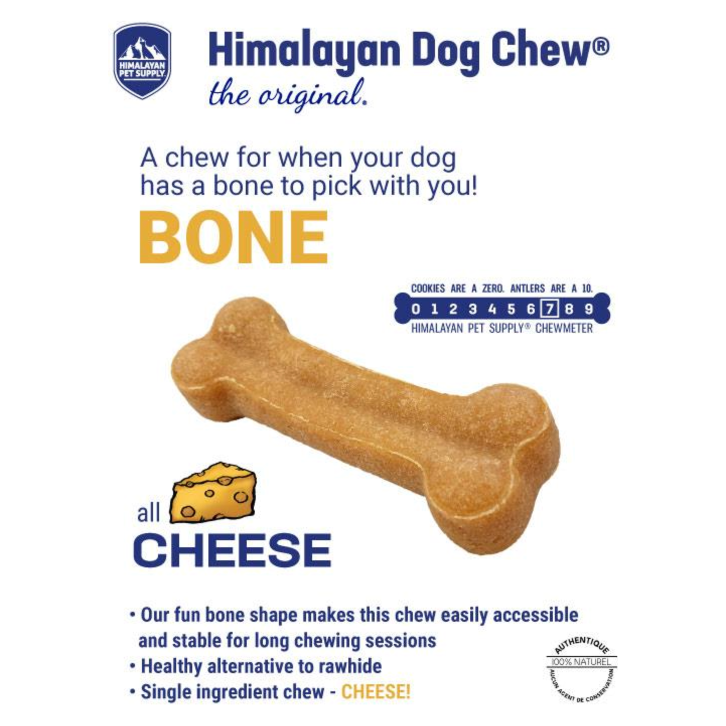 Himalayan Dog Chew BONE Small