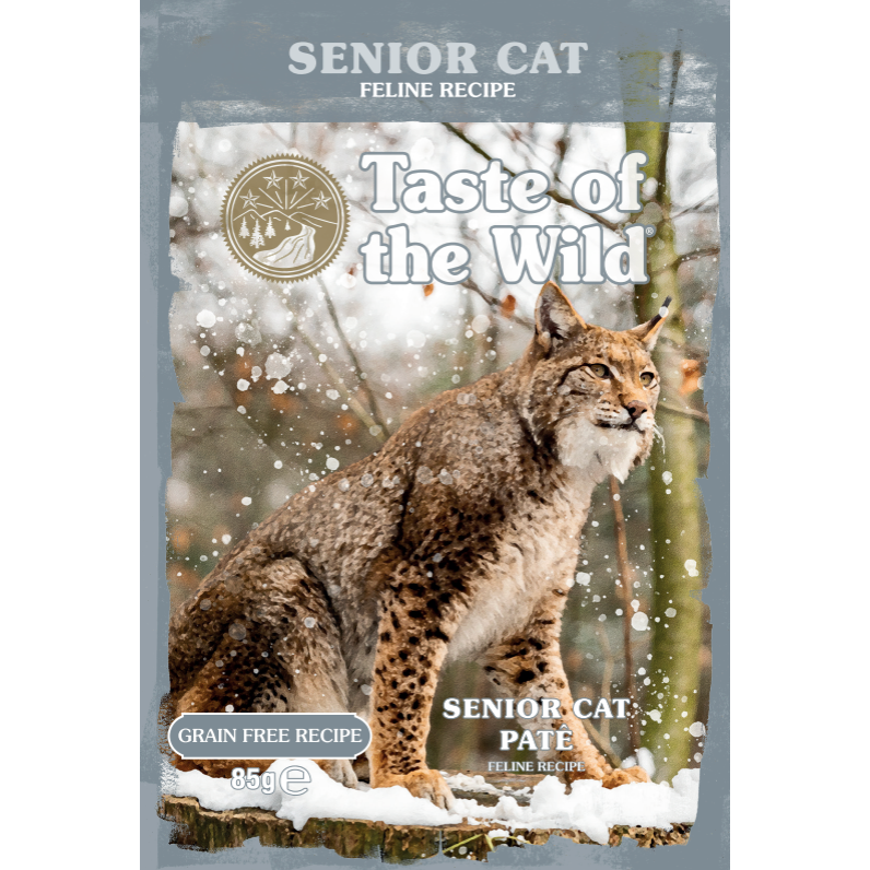 TASTE OF THE WILD - Senior Cat Wet Food Chicken Pate Pouch